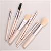Generic Set di pennelli da trucco per viso, occhi, contorno, fondotinta, cipria, fard, correttore, eyeliner, ombretto, con kit per cipria, regalo di amicizia per donne, regali di Natale, San Valentino