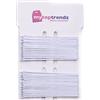 Mytoptrendz® 32 forcine lunghe ondulate Kirby per capelli per ragazze e donne (bianco)