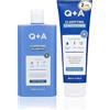 Q+A Duo Purificante - Shampoo 250 ml e Balsamo 250 ml per Capelli Grassi o con Residui, Formulati con Ingredienti Naturali per Detergere in Profondità e Riequilibrare