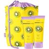 Pupa Breakfast Lovers Set - Kiwi by Pupa Milano for Women - 3 pezzi 6,76oz Shower Milk, 6,76oz Body Lozione, Purse