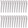 FLZONHUT Clip per Sezionare i Capelli,24 Pezzi Duck Bill Sezionatura Clip,Fermagli per Capelli,Metallo Fermagli per Capelli Antiscivolo Becchi D'oca per Capelli per Donne,Ragazze e Parrucchie (24PCS)