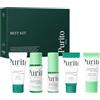 PURITO SEOUL Best Kit per la cura della pelle con detergente e crema al pantenolo, siero e toner alla centella inodore, per tutti i tipi di pelle, set regalo, per viso, siero viso, K-Beauty, 104 ml