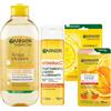 Garnier Vitamina C Trattamento Liquido Illuminante Per Il Viso Adatto a Pelli Sensibili Formula Vegana 120 Ml (Set Vitamina C)