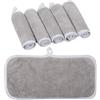 KinHwa Panno Struccante Microfibra Panno Struccante Viso Panno Lavabile Per il Viso grigio 6Pack