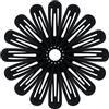 PIDOUDOU 16 fermagli per capelli grandi da donna, 7,1 cm, fermagli per capelli spessi (nero)