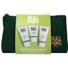 BULLDOG SKINCARE FOR MEN Bulldog Skincare - Beauty case per la cura del viso da uomo, include: detergente viso 150 ml + gel da barba 175 ml + crema idratante 100 ml e borsa da bagno in tessuto sostenibile | Set regalo uomo