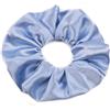 Mytoptrendz® Elastico per capelli in raso, tinta unita, per coda di cavallo, accessorio classico per capelli (celeste)