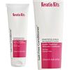 Keratin Kits Salt Free Conditioner Balsamo post-trattamento lisciante alla cheratina brasiliano, privo di sale, da 300 ml (etichetta in lingua inglese)
