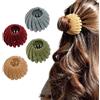 yufana Fermagli per Capelli da Donna, Fermagli per Coda di Cavallo Retrattili Nido d'uccello, Set di 4 Accessori per Fermagli per Capelli da Donna (Colore)