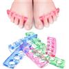 KADS Kit separatore per dita dei piedi, per pedicure, da donna, 6 pezzi | Multicolore