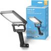 Garza Lampada da Parete per Esterno a LED Solare, 4000K, Copertura 25m² Sensore di Movimento, 3 Modalità, IP54, Autonomia 12 Ore, Angolo Regolabile a 180°, Ricarica Solare Efficiente