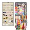EEEKit Organizer Gioielli Appendibile Doppia Faccia per Accessori Capelli Ragazze, Porta Fermagli e Mollette da Parete per Armadio