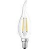 OSRAM Lamps Lampada LED, Windshock, E14, 3.4 Watt, Trasparente, Bianco Caldo, 2700 Kelvin