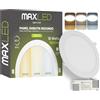Maxled, Light is Led! Faretto Da Incasso Led 18w 230v, Ø225mm,1440lm Faretti Da Soffitto Non Dimmerabile 3000k-6000k Faretti Da Incasso Piatti Per Soffitto Dimensioni Foro Φ205mm