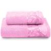 Caleffi Set Asciugamani Spugna 1 Classe Geo Color (Rosa)