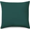 Third of Life Federa per cuscini 60x60 verde, in cotone Mako di prima qualità | Cotone doppio jersey ed elastane, lavabili in lavatrice e non necessita di stiratura, certificato OEKO-TEX