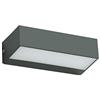 Vivida International VIVIDA - Applique LED Kaori, da Parete, Esterno, Lampada da Muro Rettangolare, 12W, 3000K (Luce Calda), 398Lm, IP65, con 30.000 Ore di Durata, Colore Antracite