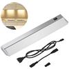 BAKAJI Lampada Luce Sottopensile Cucina Lunghezza 60cm Barra 60 LED 10W Bianco Naturale 4000K Alta Luminosità 800LM Faretto Slim Sotto pensile per Mobili in Alluminio con Paralume Orientabile