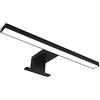 DesignLight LAMPADA LED PER SPECCHIO NERO IP44 4,5 W, 220 LUMEN, 305 MM, 230 V (3000 K LUCE CALDA (WARM WHITE))