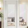 LunaMirror 127 x 41 cm specchio sopra porta con gancio, telaio in lega di alluminio oro, specchio a lunghezza intera da appendere alla parete per camera da letto, bagno e dormitorio, montato