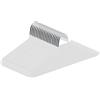 ABHENG Grucce per pantaloni, Gancio Grucce per Pantaloni, confezione da 20, Appendiabiti Salvaspazio Bianca, Gruccette in Acciaio Inox, Cromate, 38 x 0,5 x 13 cm, Bianco, AIY0520W