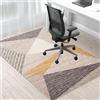 Tehocwiz Tappeto Sedia Ufficio, Tappeto Salvapavimento Antiscivolo, Tappeto Sedia Gaming, Tappetino per Sedia da Scrivania, Tappetino Protettivo per Pavimenti Duri, Tappeto per Sedia con Ruote 90 x 140 cm