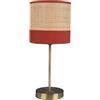 Decor Space Lampada da tavolo Aylen con base in acciaio h 39 cm (Terracotta)