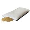 Giraffenland Cuscino con miglio bio 40x60cm, Cotone spigato bianco, con bucce di miglio bio, direttamente riempito