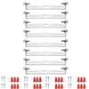 PATIKIL 90mm (3,54) Kit Staffa Montaggio Universale per Lampada, 8 Set Piastra per Plafoniera con Barra Trasversale con Vite Lampadario a Sospensione per Lampada Soffitto