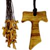 Regalami.shop Tau in olivo, set da 20 pezzi, Croce di San Francesco d' Assisi, Prodotti in Umbria (20, marrone)