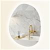 HOMCOM Specchio Bagno con Luci LED a 3 Temperature, 70x50cm, IP44, Argento | Specchio da Parete Moderno, Retroilluminato Reversibile, Antiappannamento, Funzione Memory, Vetro Temperato