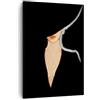 ARTTOR Moderno Quadro su Tela 50x70 cm Verticale Persone Moda - 4341 | Donna Cappello Nero Quadro Decorativo Piccolo Soggiorno Camera da Letto Decorazione da Parete Arte da Parete ARTTOR
