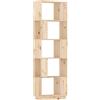 vidaXL Libreria/Divisorio 51x25x163,5 cm Legno Massello di Pino