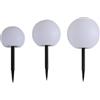 Lindby Lampada globo da esterno lago - Moderno - Plastico - Bianco - Sfera Non sostituibile Max. 6 x 0.2 0.2