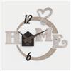 Giallobus - Orologio da Parete Adesivo Modulare Geotime - Home - Legno Mdf - Geotime - 12G_Concrete - Orologio da parete moderno - Numeri adesivi 3d - Costruzione modulare