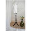 AILANT Busto per Sartoria Bambino 8-12 Anni (Copertura Bianca/Base Nera)