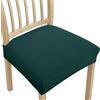 CYCMACO 6 Pezzi Velluto Coprisedia Elasticizzato, Verde Scuro | Universale Per Sedie Senza Schienale Coprisedili, Coprisedie Removibili, Lavabili, Per Sala Da Pranzo, Cucina Hotel