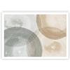 ARTTOR Poster da Parete 100x70 cm Senza Cornice Astratto Pastello - 4842 - P2X | Acquerello Ruote Stampa da Parete Poster Decorativo Decorazione da Parete Arte Poster Moderno Poster Decorativo ARTTOR