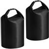 Daelesr 2 Pcs Borse Organizer Viaggio, 40x17x53cm, Sacca Impermeabile Comprimibile | Grande Arrotolabili. Sacco Biancheria Sporca con Rete Inferiore. Laundry Bag Salvaspazio. per Valigia, Palestra, Campeggio.