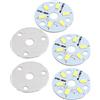 Aexit 5pcs 32mm Dia 3W 6 LED 5730 SMD Pure White LED Plafoniera in alluminio ID: 951885