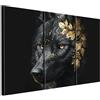 LUMASOUL Quadri Moderni Soggiorno - Quadri Camera da Letto Motivo Animale - Poster da parete con cornice in legno e telaio - Stampe da Parete 120x80 cm Moderno