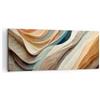 ARTTOR Quadri Moderni su Tela 120x50 cm Stampe da Parete Astratto Pastello - 5696 | Struttura Modello Luminoso Quadro Decorativo 1 pezzo Soggiorno Camera da Letto Arte da Parete Decorazione da Parete ARTTOR