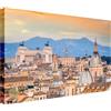Wallazz Quadro su Tela Lazio - Quadri Moderni Soggiorno - Roma, Colosseo, Trastevere, Ponte Milvio - Stampa su Tela - Quadro Moderno Soggiorno 50x100cm