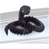 Generisch Statuetta di serpente 3D, da collezione, per la scrivania, 76 cm, realistica stampa 3D, decorazione per compleanno, cestino di Pasqua, decorazione per la casa, da collezione