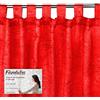 Tex family Tenda Fiordaliso in Tinta Rosso Fuoco CM. 140X290 confezionata
