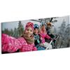 LABORATORIO 102 Quadro personalizzato con Foto (30x70 cm, Orizzontale) - Stampa su Tela Canvas - personalizza il tuo quadro con foto - compreso di Telaio in Legno - 100% made in Italy