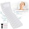 Yuehuamech Cuscino per vasca da bagno completo con 13 ventose per testa, collo, spalle e schiena, per rimuovere la cellulite e la pelle secca, massaggio delicato