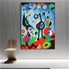 SDVIB The Garden 1925 Di Joan Miro Dipinti Su Tela Wall Art Poster E Stampe Joan Miro Famose Immagini Su Tela Per Soggiorno 70x90cm Senza Cornice