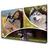 GP TONER Tela personalizzata Collage fotografico Tela personalizzata con la tua foto orizzontale Tela stampata su telaio Tele decorative formato 40x30 cm