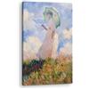 Artenor Quadro Monet Claude Donna con parasole, 20 x 30 cm - Made in Italy, Quadri Moderni Soggiorno, Camera da Letto, Cucina, Poster da Parete, Decorazioni Casa